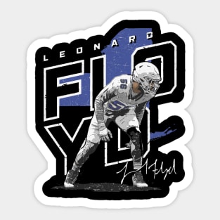 Leonard Floyd Buffalo Player Map Sticker